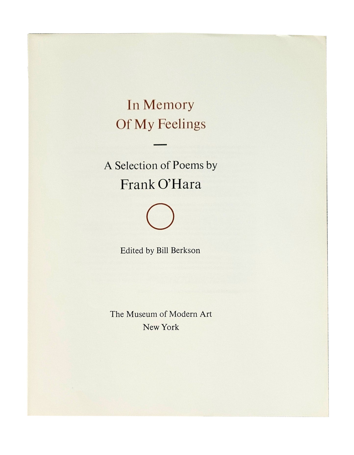 Frank O'HARA