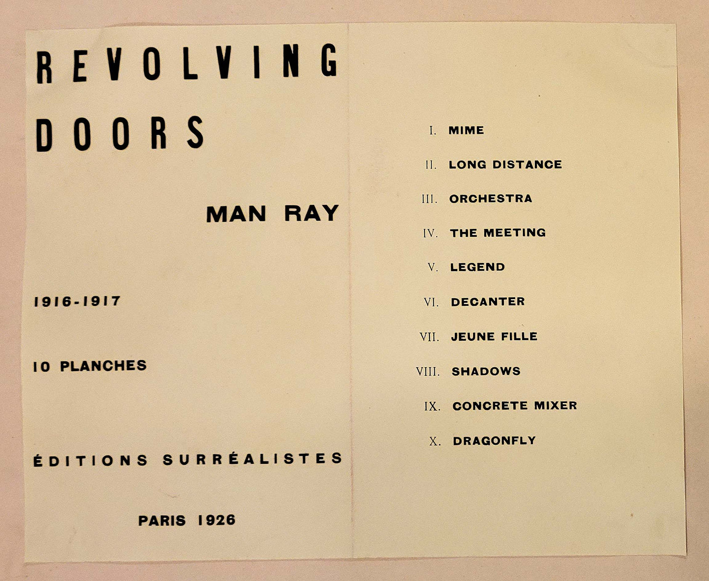 MAN RAY